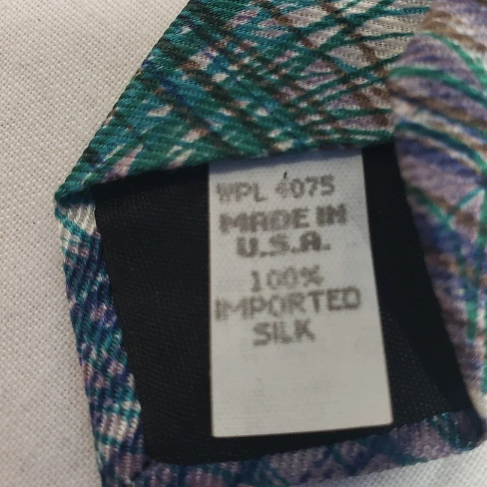 Field & Stream Mens Mallard Duck‎ Silk Tie OS Purple Multicolor